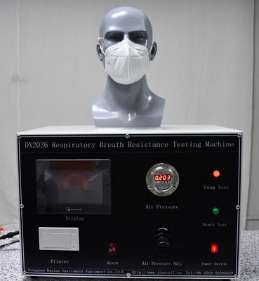 EN149 호흡 호흡 저항 시험 마스크 테스터