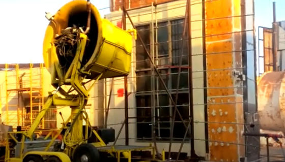 BS EN356 보안 유리 시험 장비 도끼 시험 기계 유리 검사기