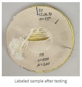EN17092-1 마모 저항 시험기