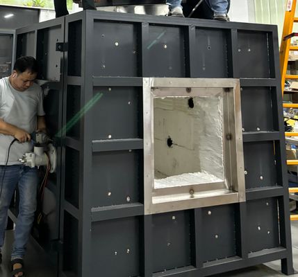 고정밀 강철 구조 내화 코팅 시험로