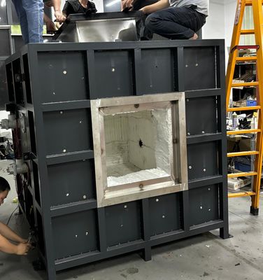 고정밀 강철 구조 내화 코팅 시험로