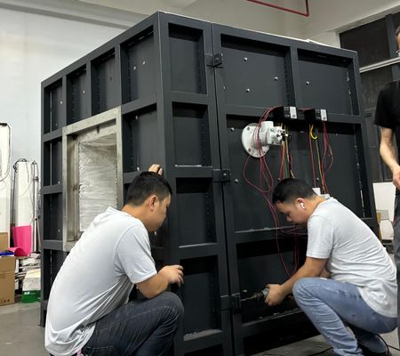 방화성 코팅 샘플 방화성 시험 오븐