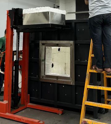 강철 구조 방화 샘플 테스트 용광로 고온 저항 1300 C 미만