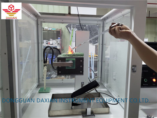 보호복 액체 용융 금속 튀김 저항 시험기 ISO9185 표준