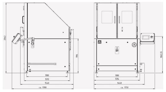 다름슈타트 기계 오토바이 보호 경사 시험 장치 EN17092-1