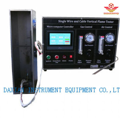ASTM D 6096-21 DX8363 와이어 테스트 장비 단일 케이블에 대한 수직 불꽃 테스트 IEC 60332-1