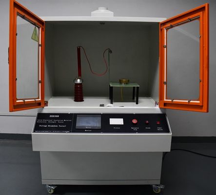 IEC 60243-1 단열물질 시험 기계 0~50kV 고장 전압 실험실 시험 기계